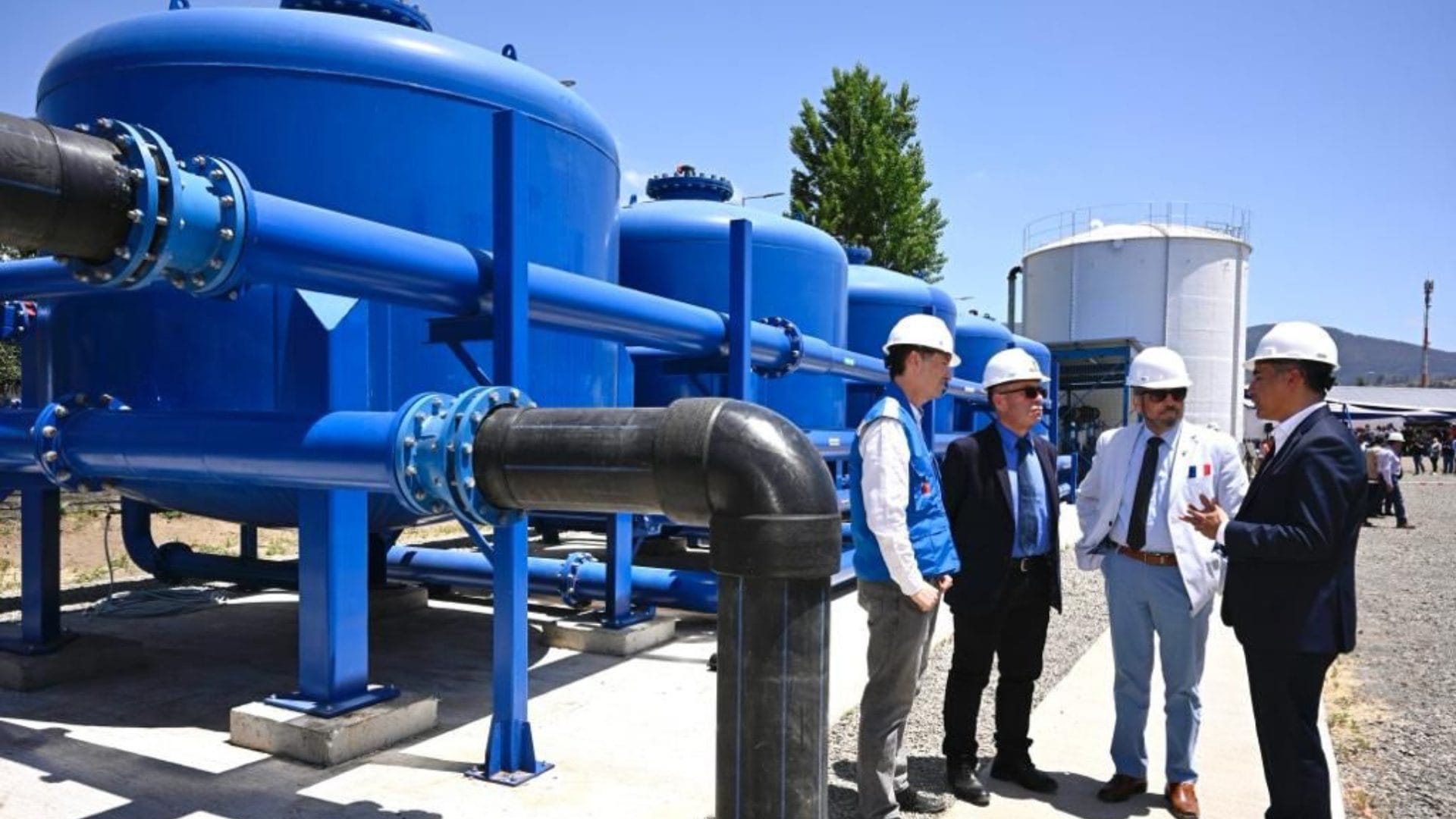 Essbio inauguró obra interregional que dará robustez hídrica a Florida y Quillón