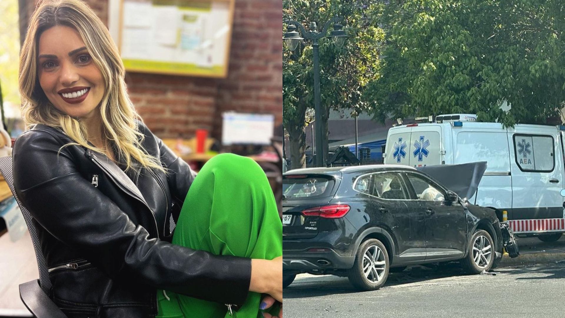 Faloon Larraguibel sufrió accidente automovilístico cuando iba camino a su trabajo