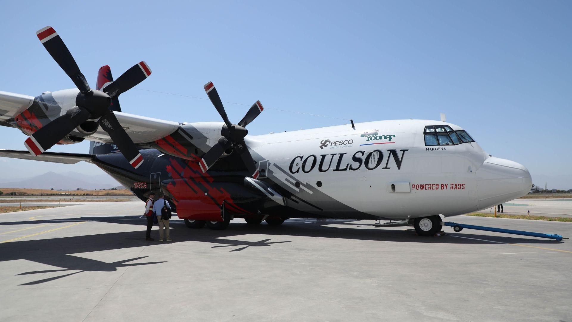 Mega aviones ayudarán a combatir los incendios forestales en el país: Uno estará en el Biobío