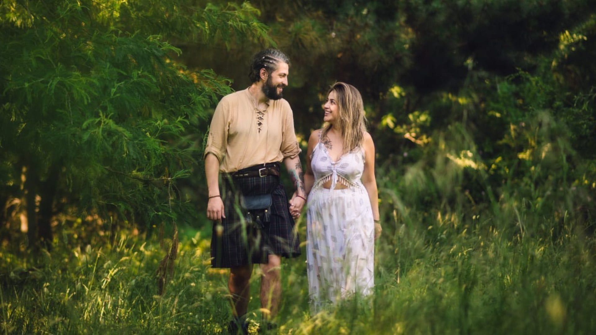 A lo William Wallace: Matrimonio escocés revoluciona Concepción
