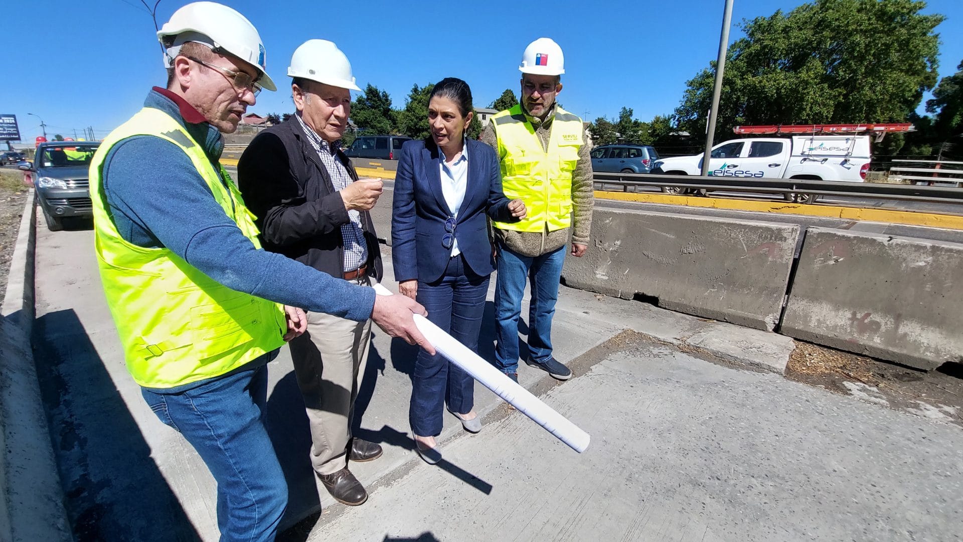 Retoman obras de Puente Alessandri en sector Nudo Nobis tras quiebra de empresa