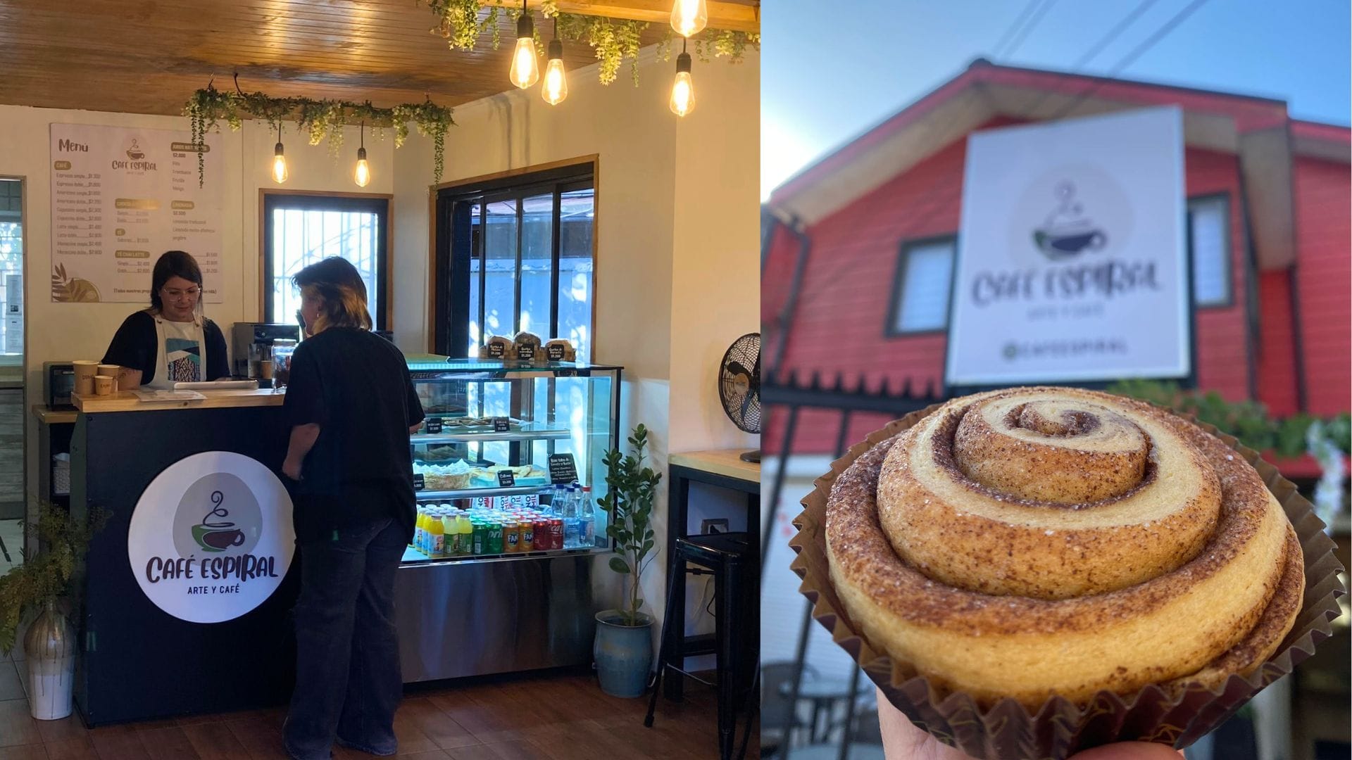 Un café al paso frente a la Laguna Grande: Cafetería y arte se encuentran en San Pedro de la Paz