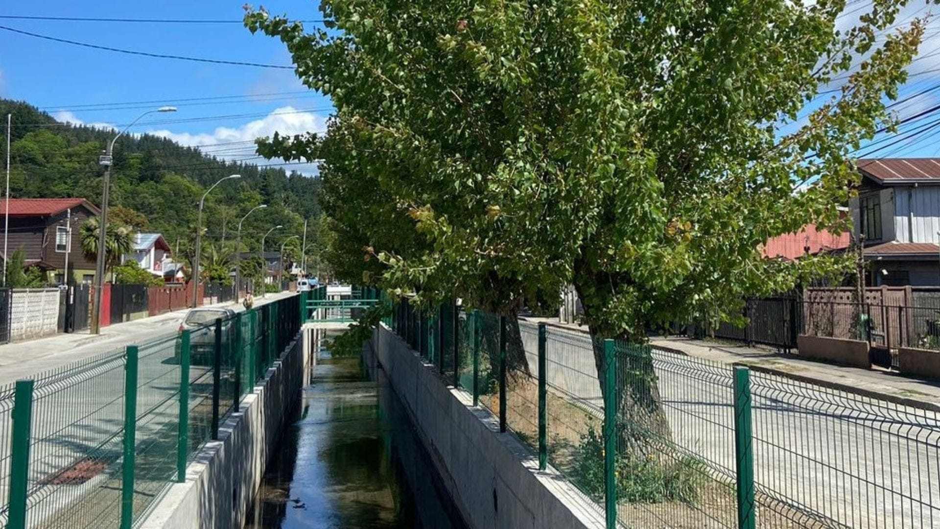 Finalizan las obras de evacuación de aguas lluvias del Canal Papen en Chiguayante