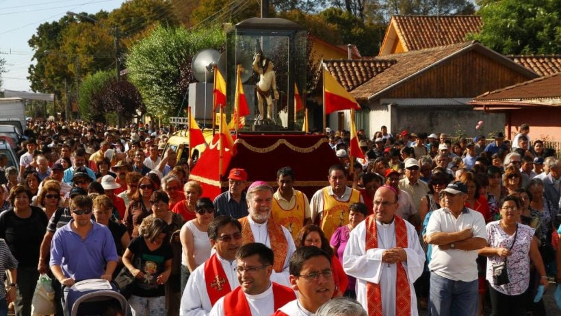 21 misas en Yumbel: Los detalles de la masiva conmemoración de San Sebastián