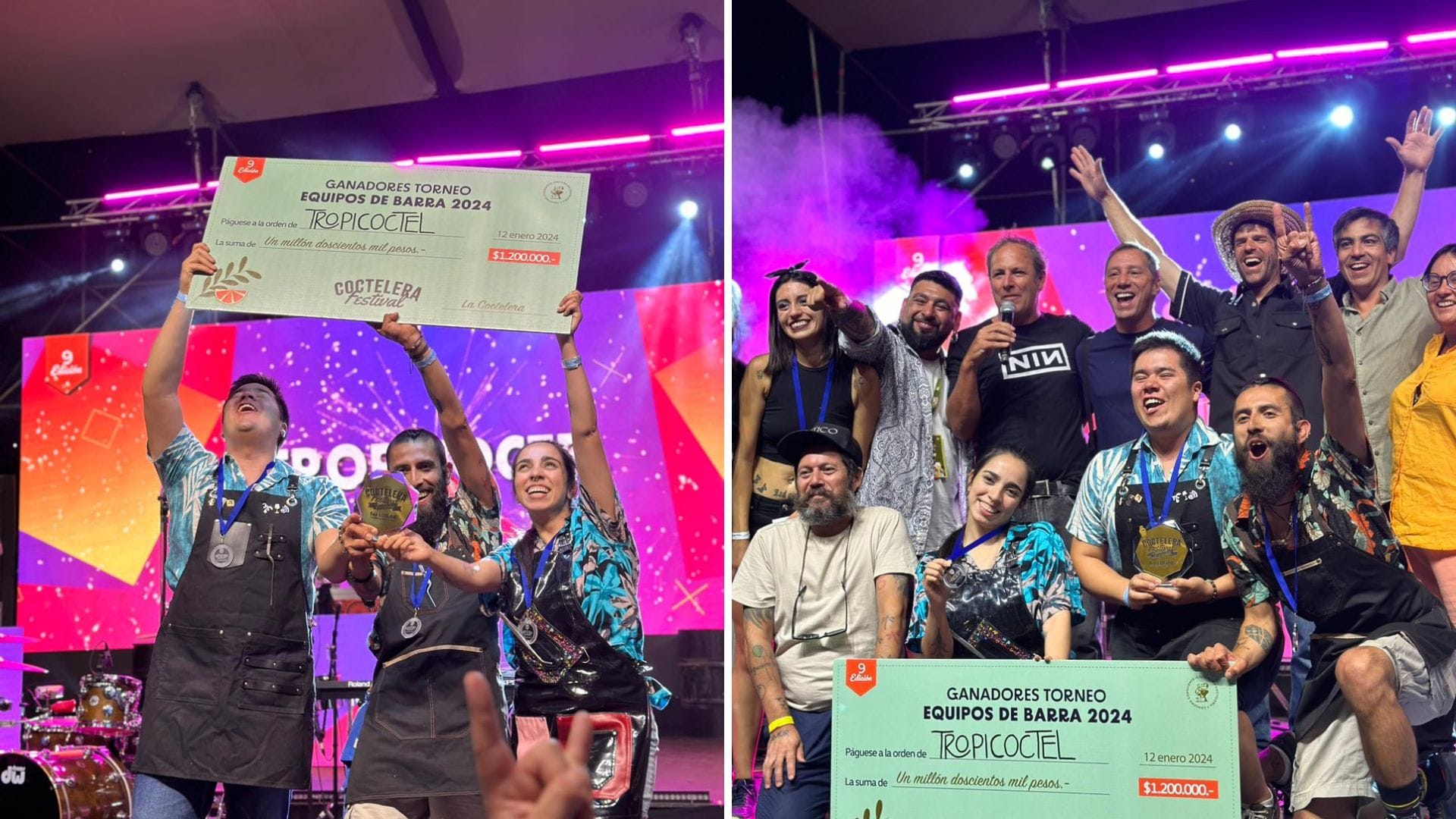 “Tropicoctel”: El equipo de bartenders penquistas que logró el primer lugar en “Coctelera Festival”