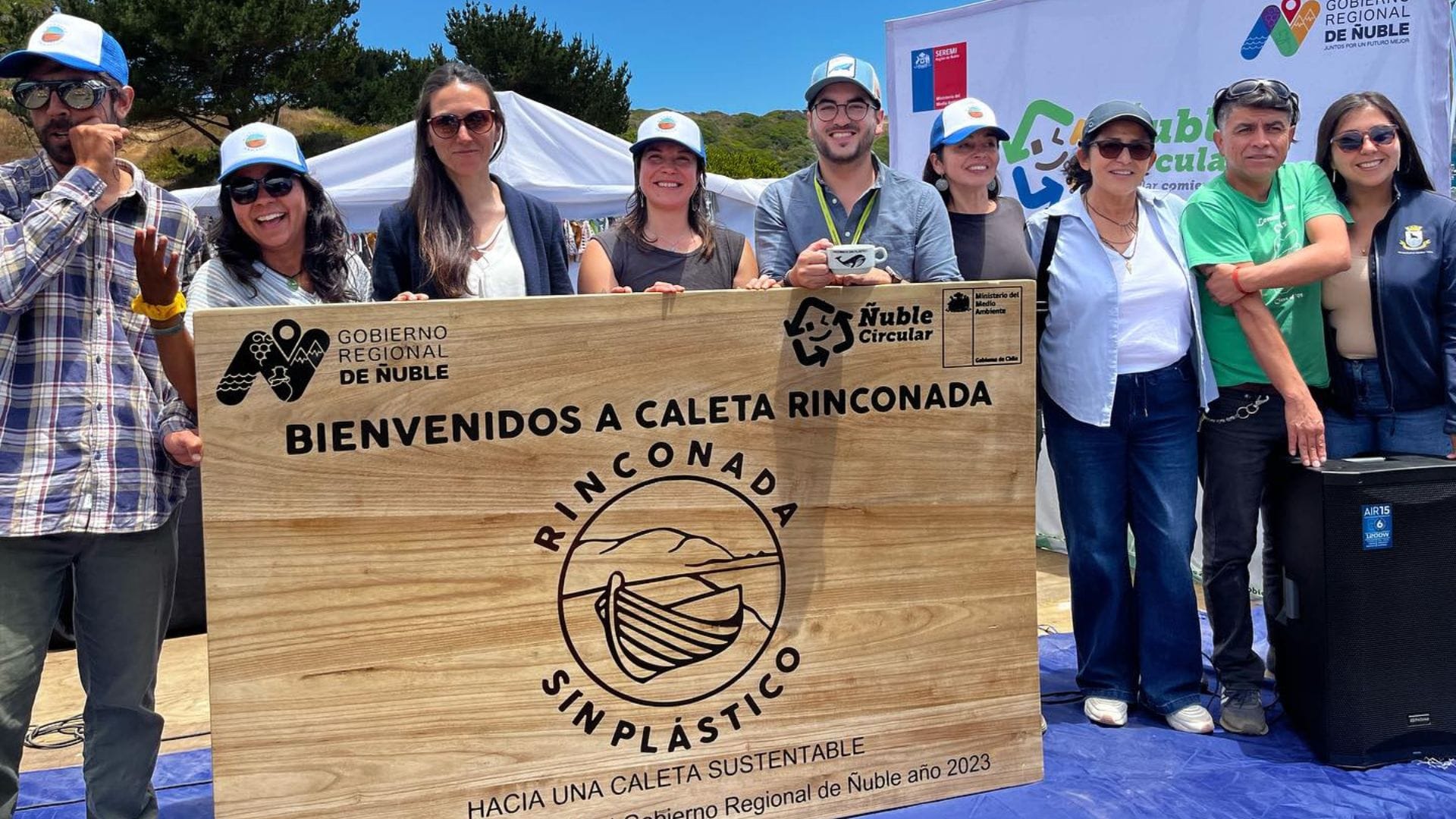 Caleta de Ñuble busca eliminar el plástico con novedoso proyecto sustentable