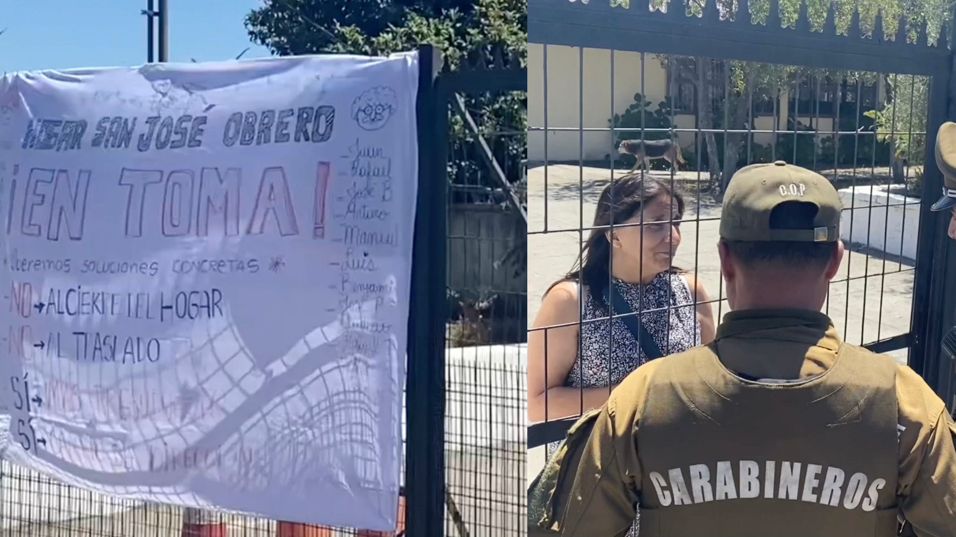 Familiares se toman hogar de ancianos de Hualpén para evitar cierre