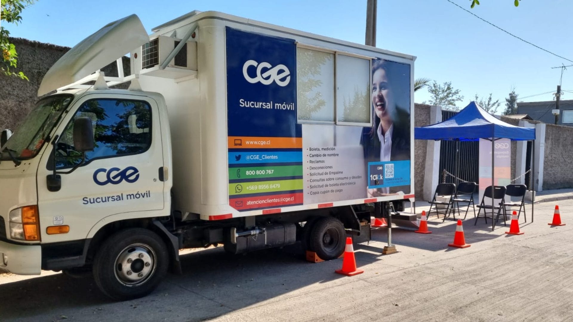 Más de 24 mil clientes fueron atendidos en oficinas móviles de CGE en zonas rurales del país