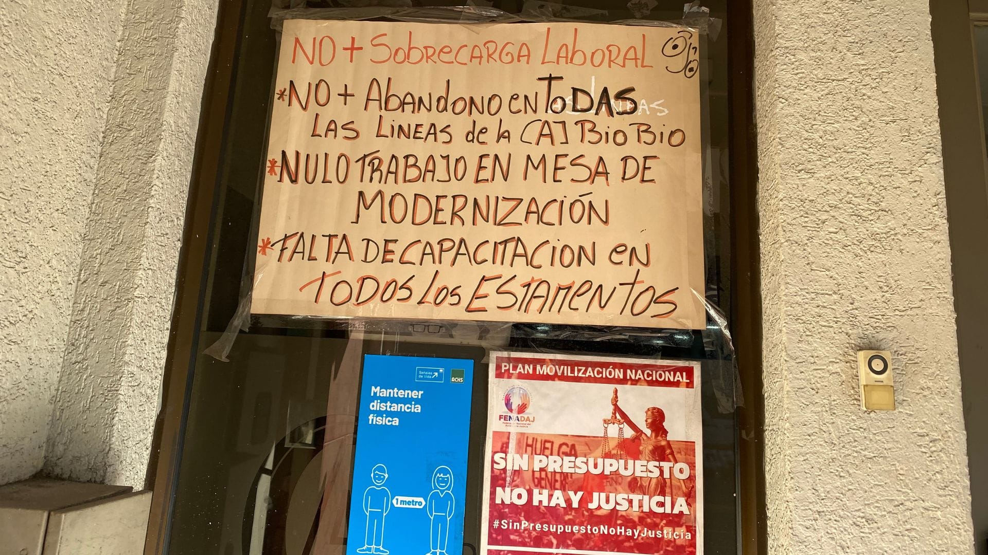 CAJ Biobío anuncia paralización de 1.000 funcionarios por conflicto con Seremi de Justicia
