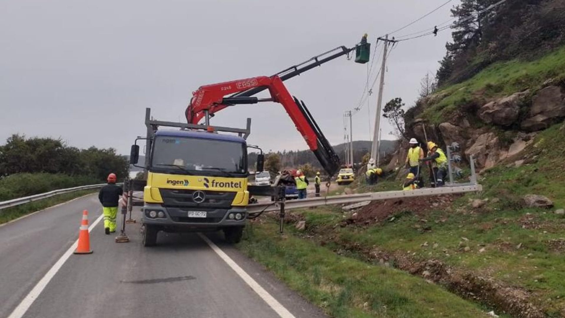 Robo de cables a Frontel en el Biobío aumentó en un 143% en el 2023