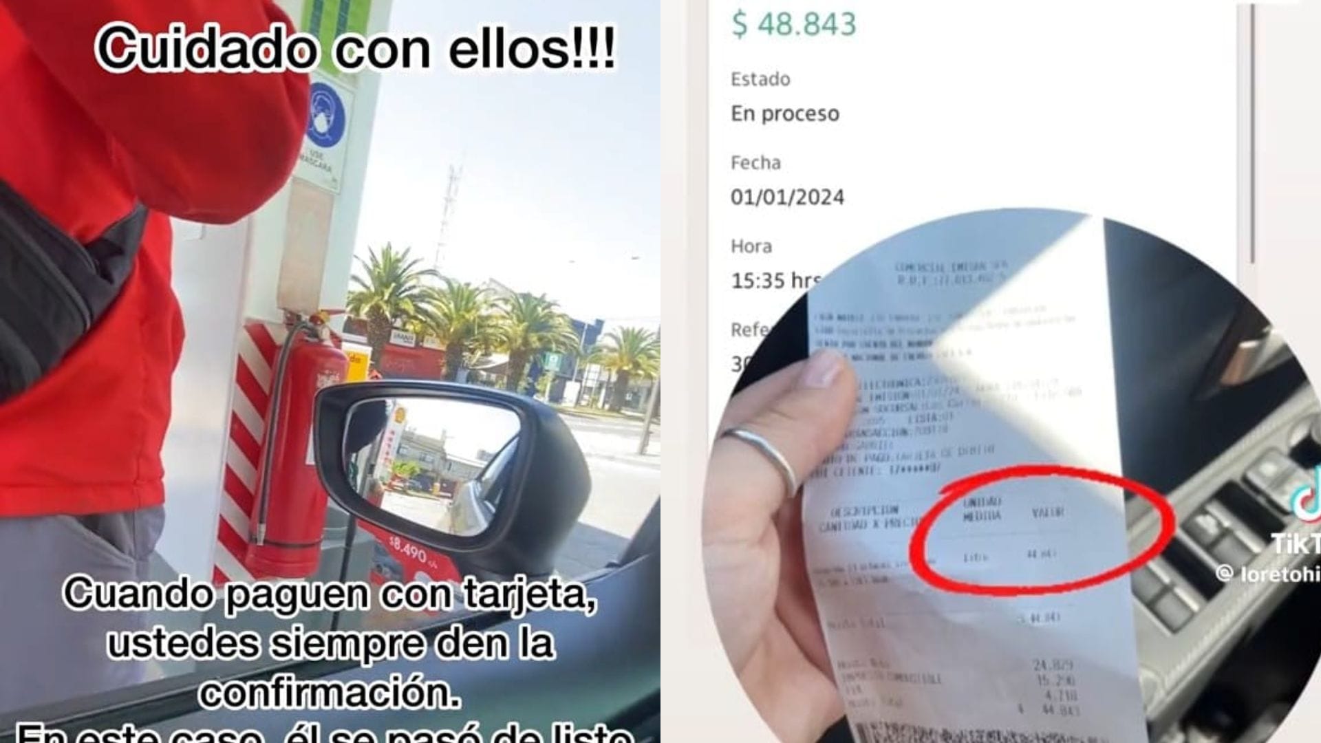 Mujer se viralizó tras reclamar que le cobraron propina sin consultar en bencinera de Concepción