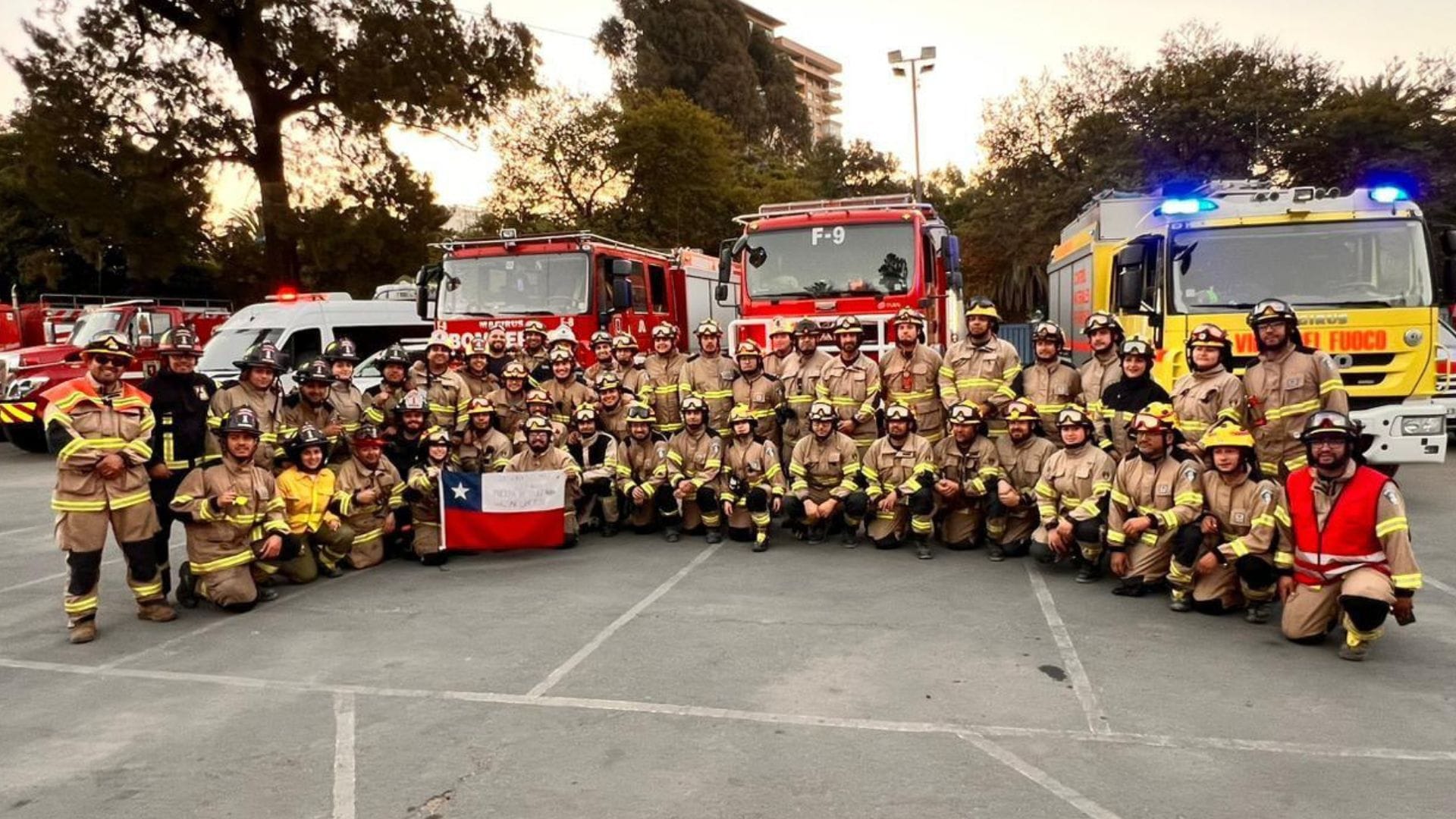 Bomberos de Concepción regresan al Biobío tras combatir los incendios forestales de Valparaíso