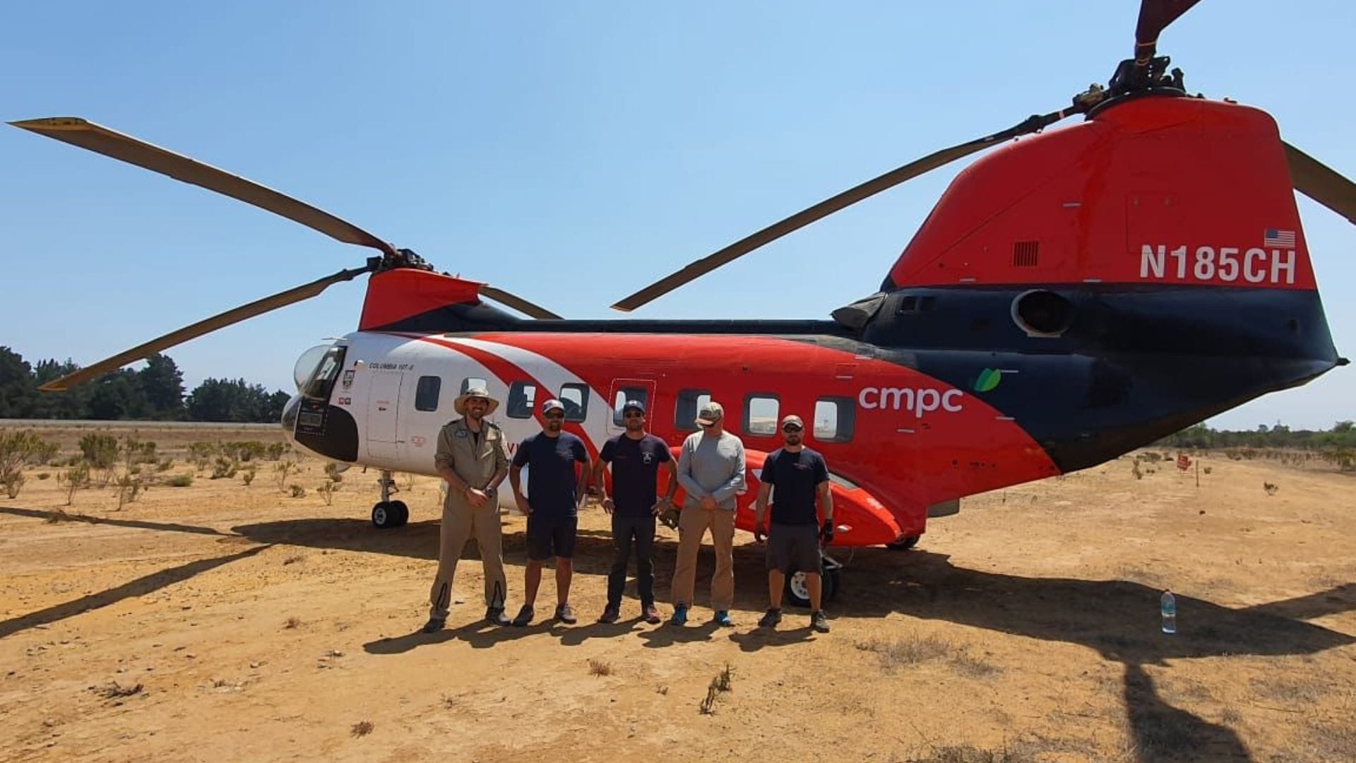 14 incendios son combatidos por brigadas y aeronaves de CMPC en Valparaíso, Maule, Biobío y La Araucanía