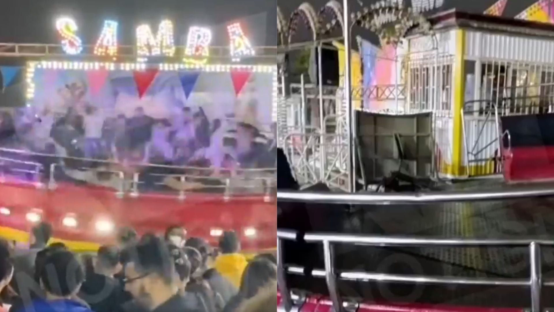 “Una vergüenza”: Tagadá se desarma y deja seis personas heridas en un parque de diversiones en El Quisco