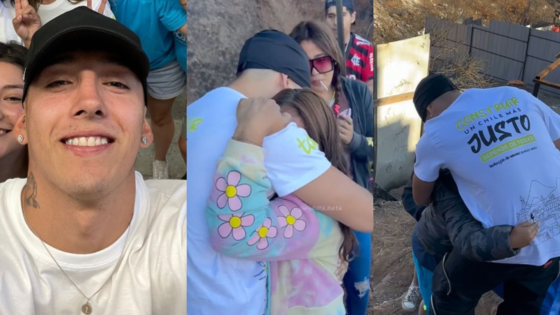 Pailita regaló casa a familia afectada por incendios: Niño pidió que lo fuera a ver
