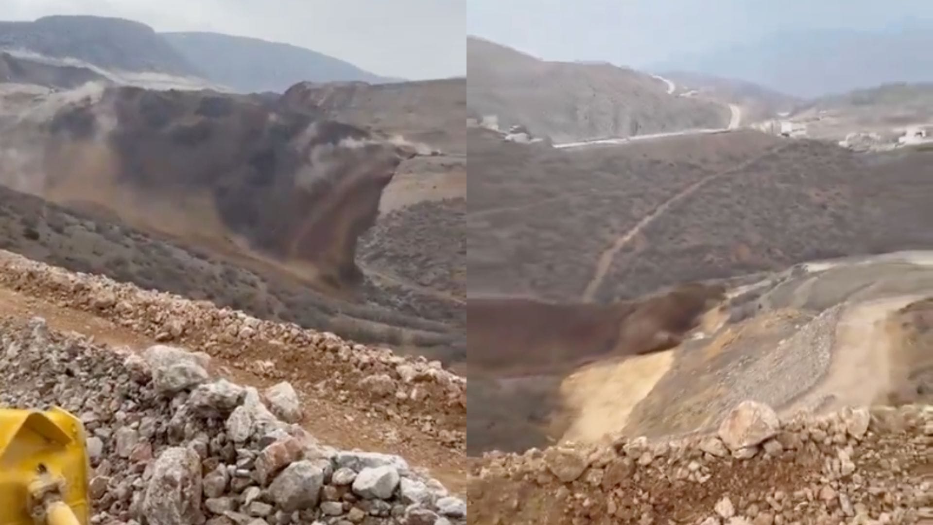 Enorme derrumbe de mina en Turquía amenaza con vertido de cianuro: Hay 9 trabajadores desaparecidos