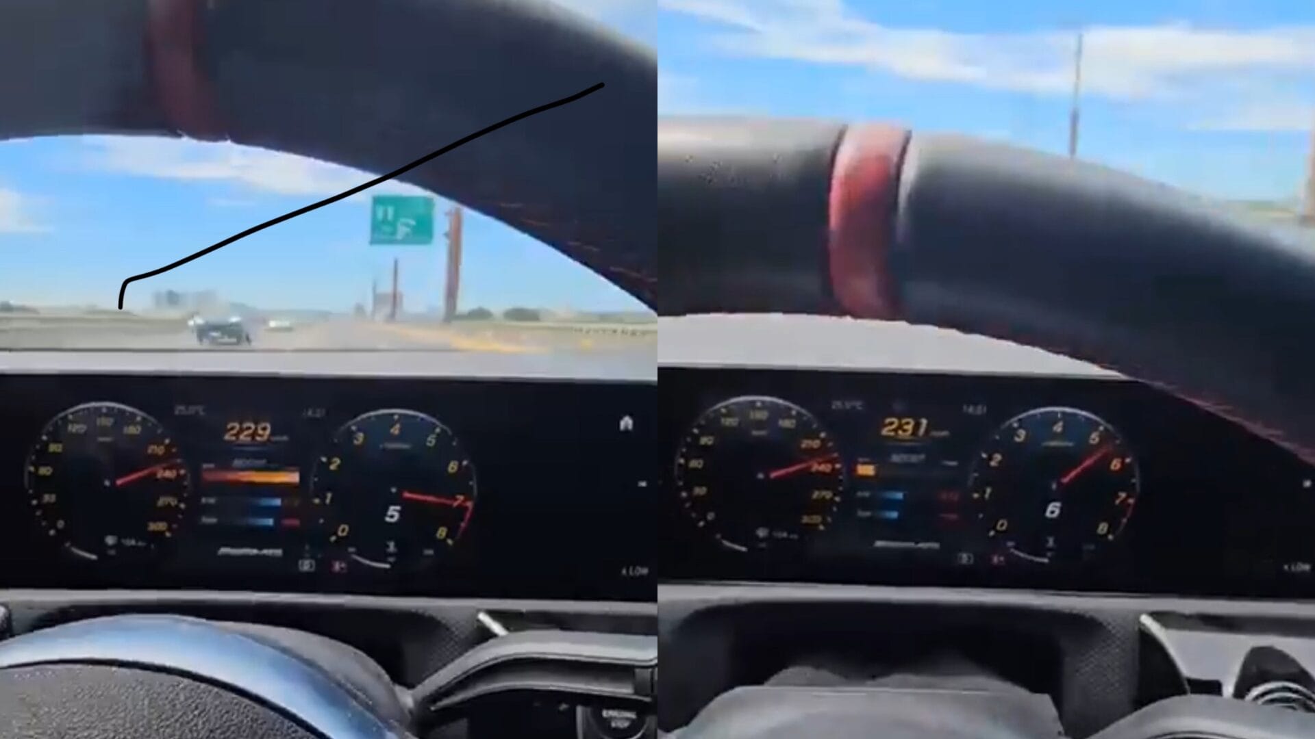 Abren investigación de oficio por hombre que se grabó conduciendo a más de 230km/h en Puente Llacolén