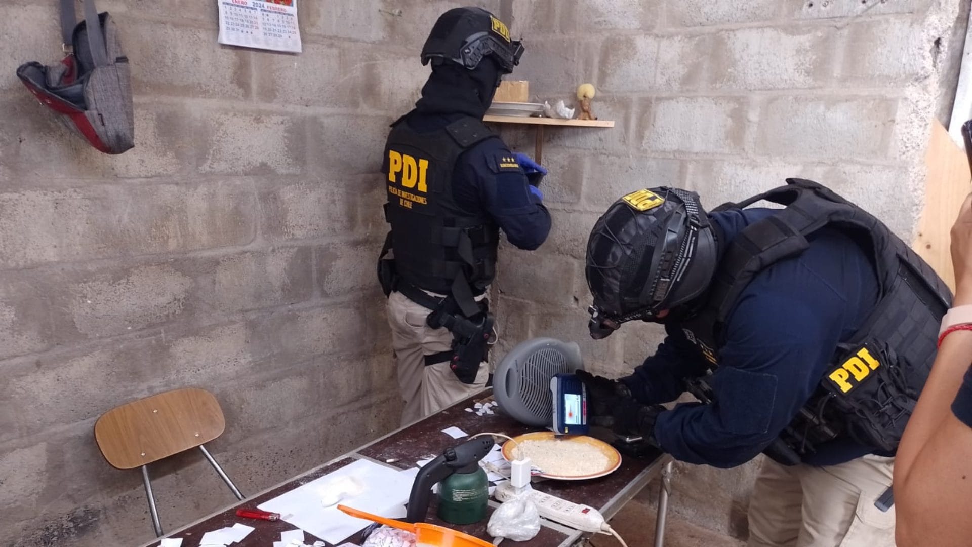 Desarticulan “oficina de la droga” que operaba en una vivienda abandonada en La Serena