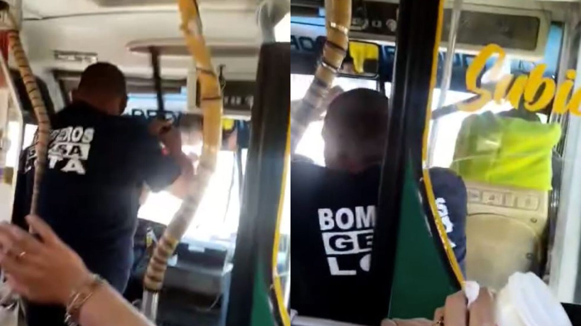 “¡Y es Bombero…!” Brutal pelea a palos en micro de Lota: Institución repudia actuar del voluntario
