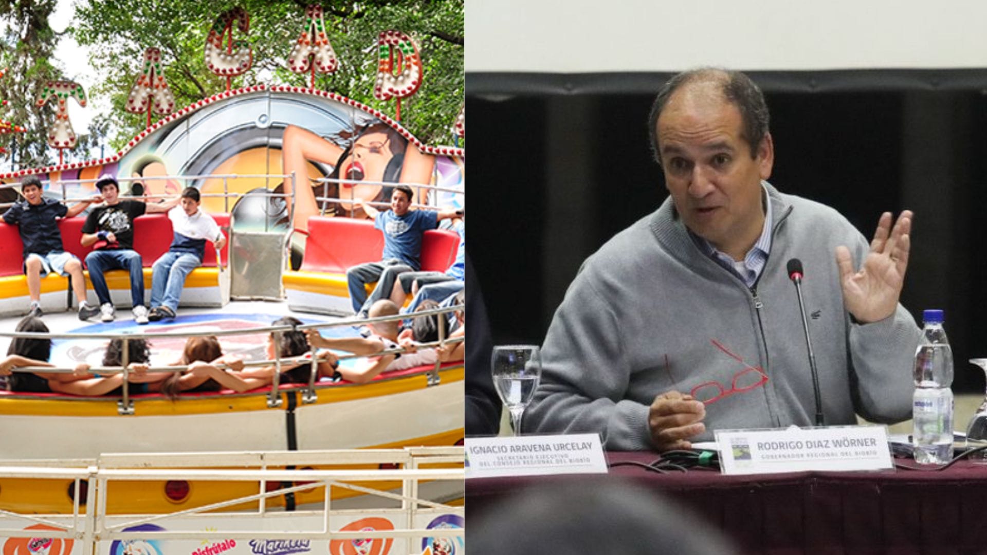 “Lotasilandia”: Gobernador Díaz retira votación del proyecto para financiar compra de juegos mecánicos en Lota
