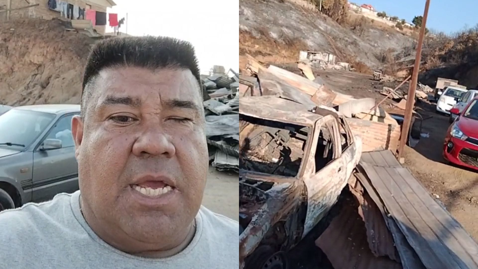Incendios en Valparaíso arrasan con la mercancía de conocido leñero de TikTok