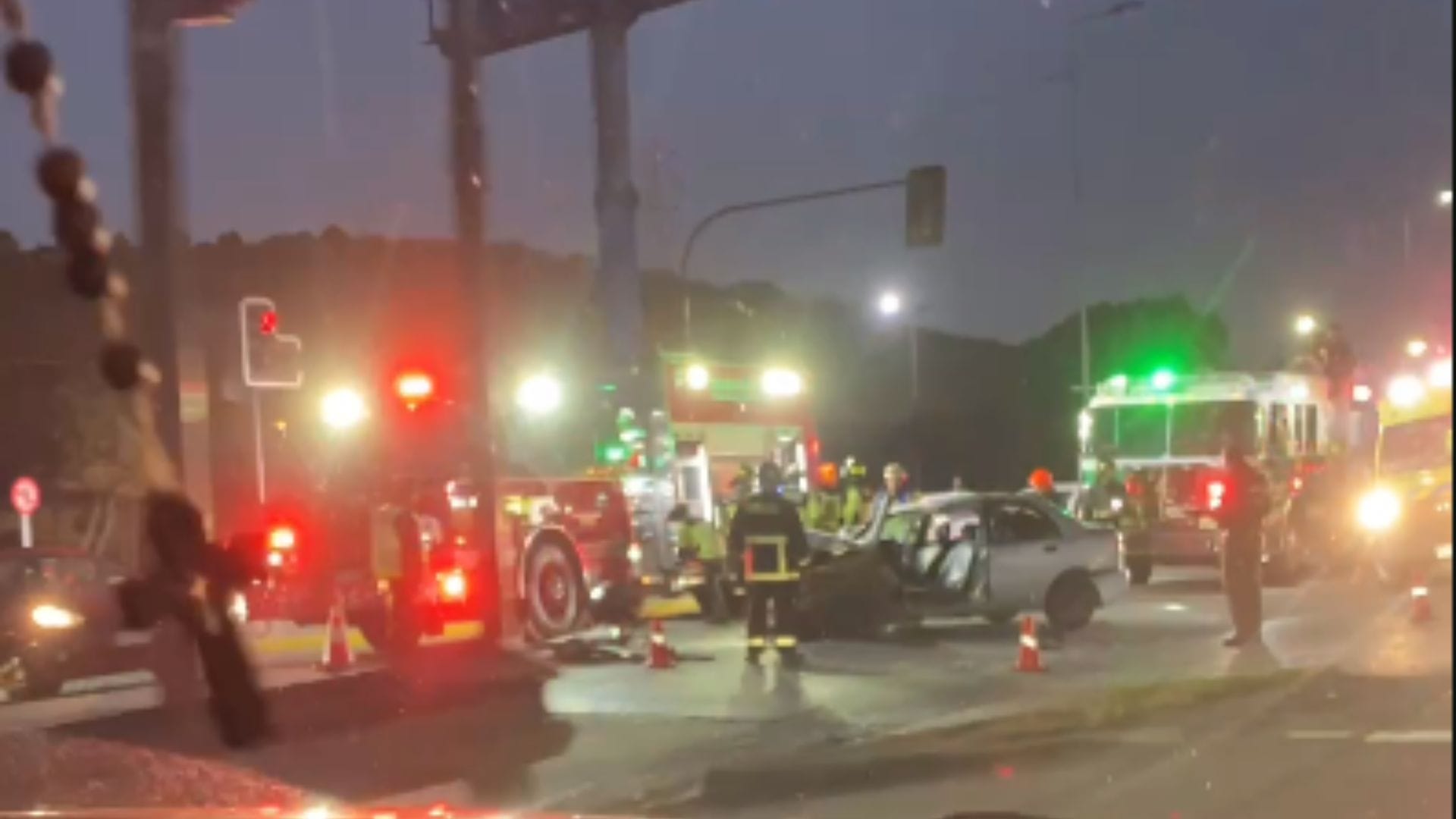 Grave accidente en Autopista genera enorme congestión vehicular entre Talcahuano y Concepción