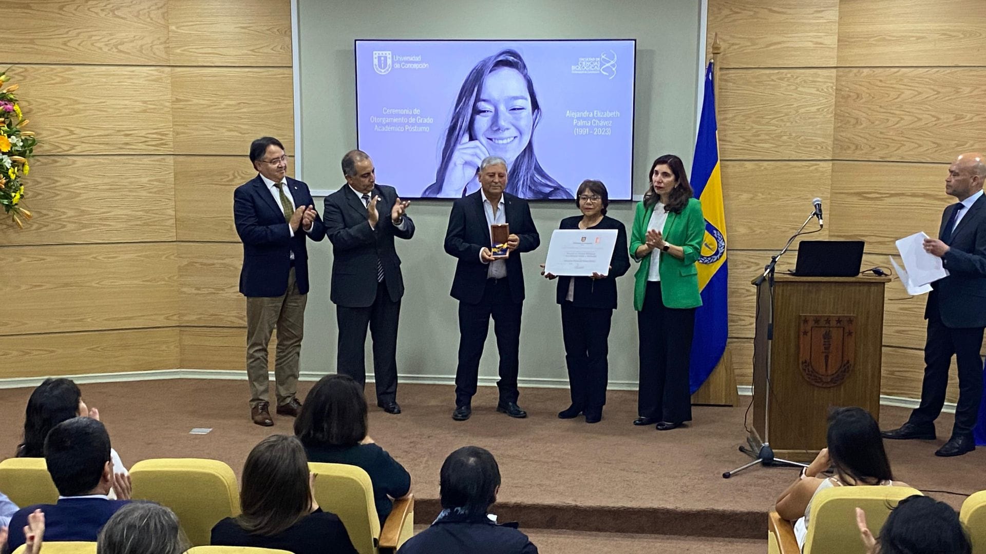 UdeC otorga Grado Póstumo y Medalla Doctoral a alumna víctima de femicidio en 2023
