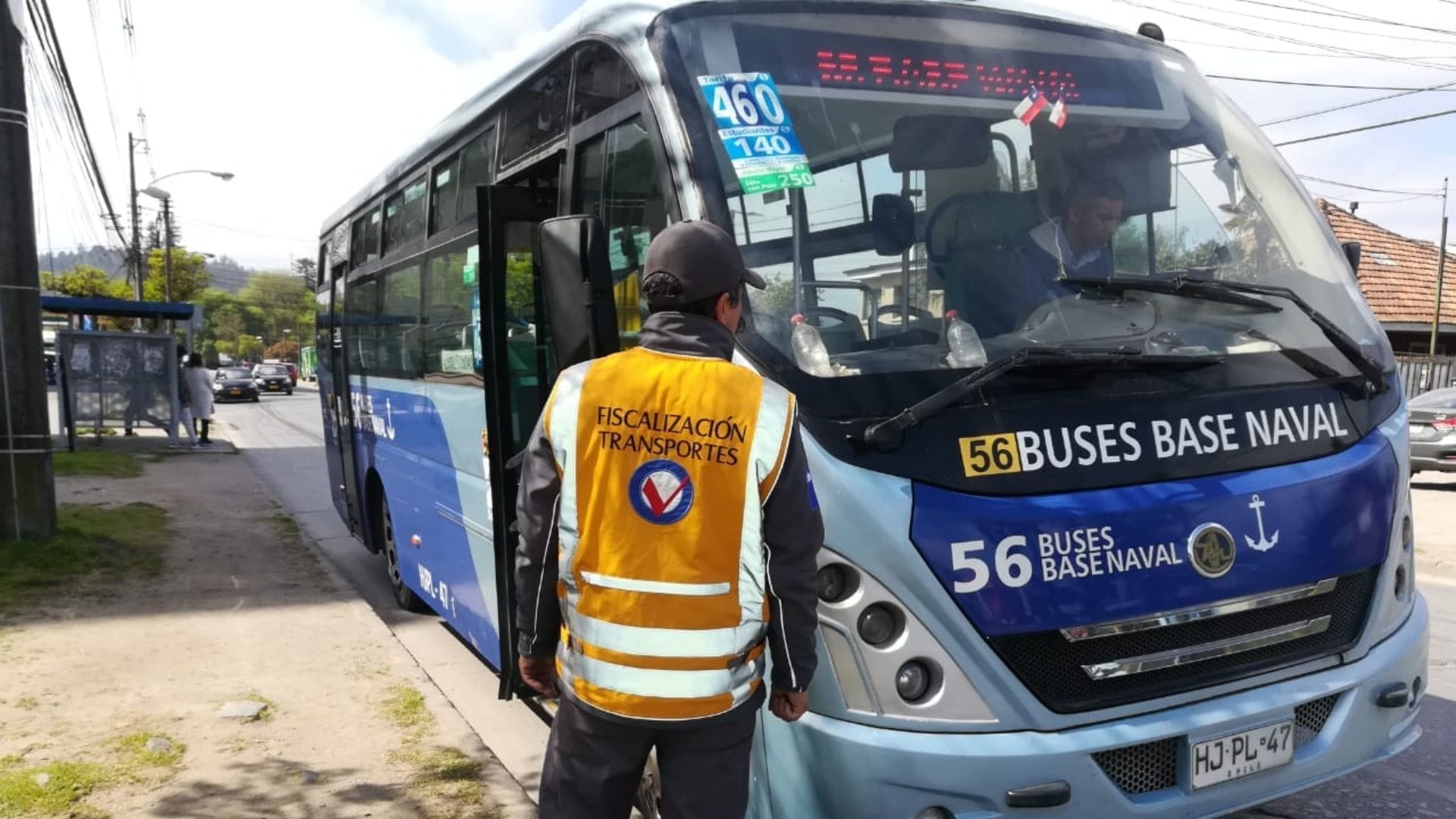 Línea 56 Base Naval se integró al perímetro de exclusión del Gran Concepción