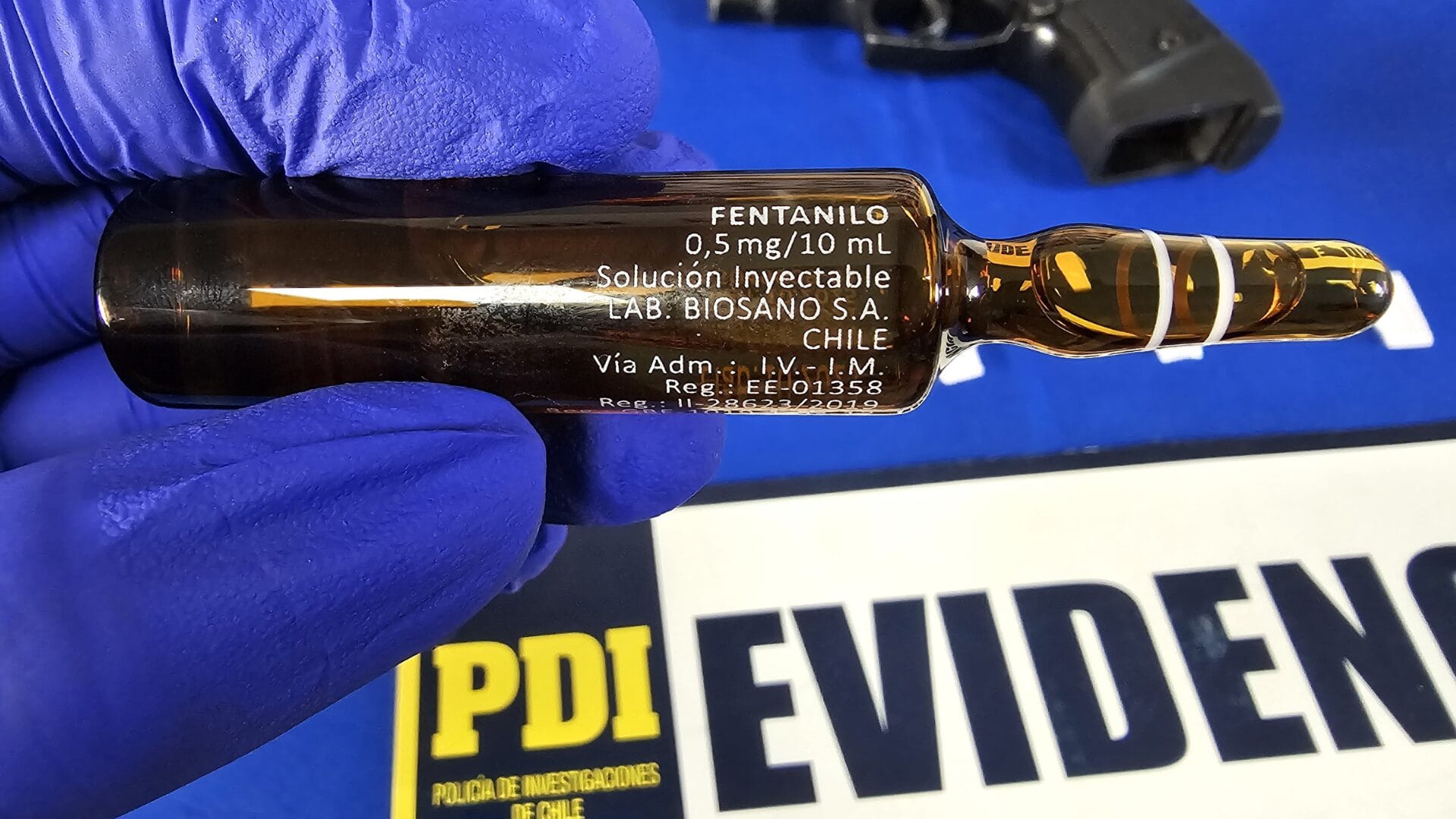 Hombre que tenía 22 ampollas rotuladas como fentanilo fue detenido en Lota: Fue formalizado