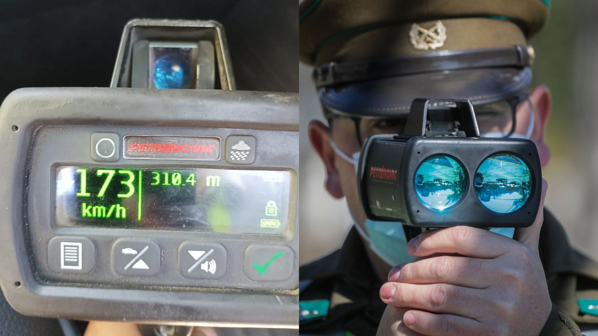Excedió con creces el límite de velocidad: Conductor fue detenido tras ser captado circulando a 173 km/h en ruta de Antofagasta