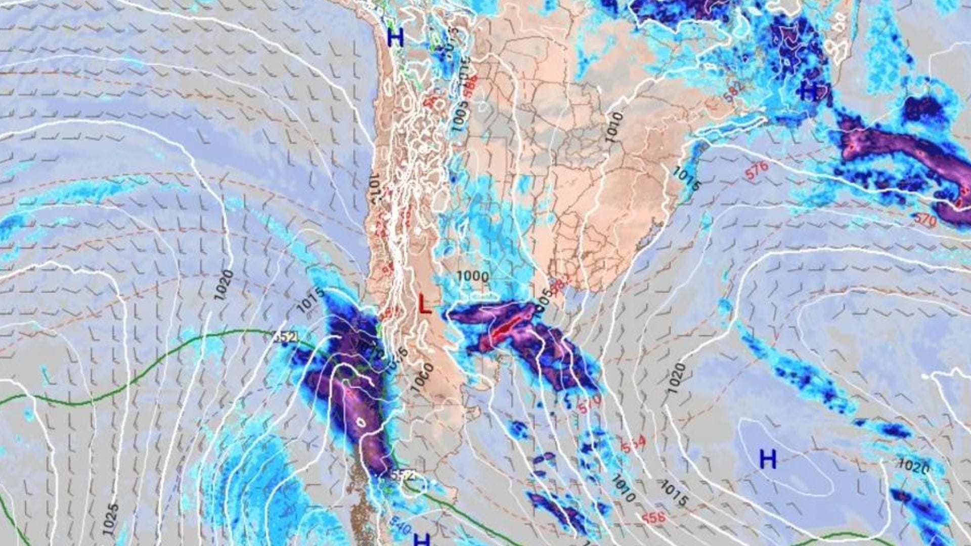 Pronostican lluvias en nueve regiones de Chile para los próximos días: Hasta 80 mm en algunas zonas