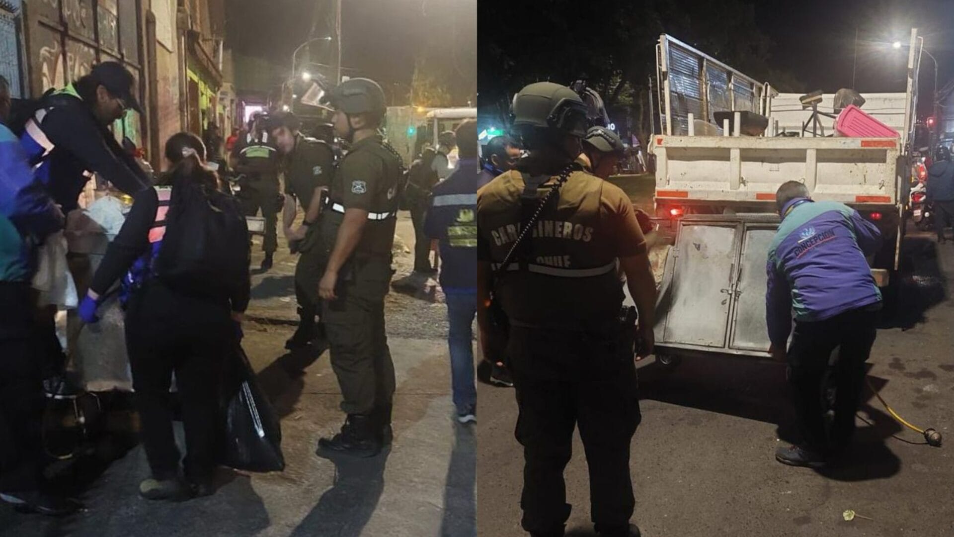 Operativo en la “pequeña Caracas” de Manuel Rodríguez en Concepción dejó dos sumarios sanitarios