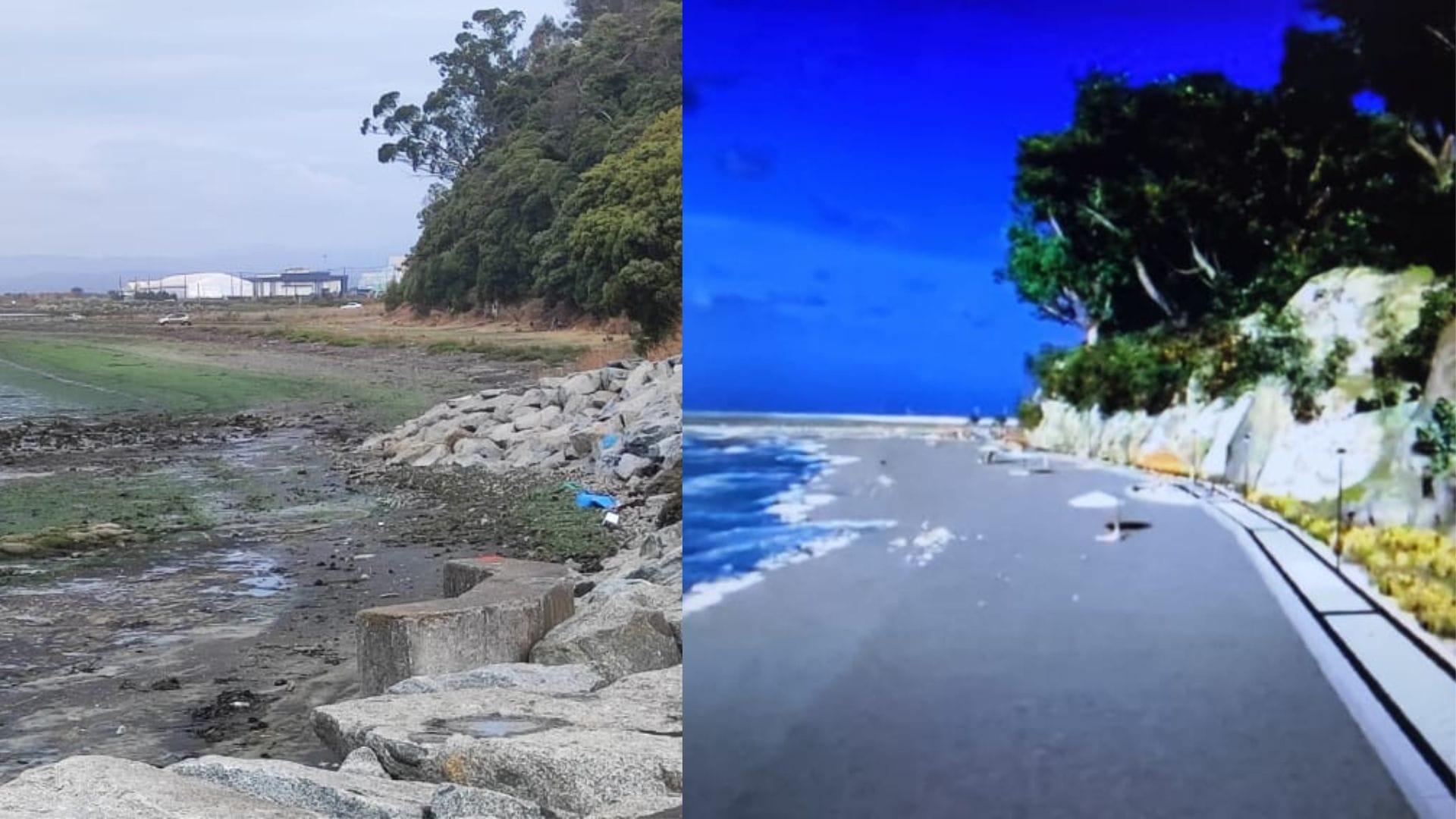 Se inició proyecto de habilitación de nueva playa El Morro para Talcahuano