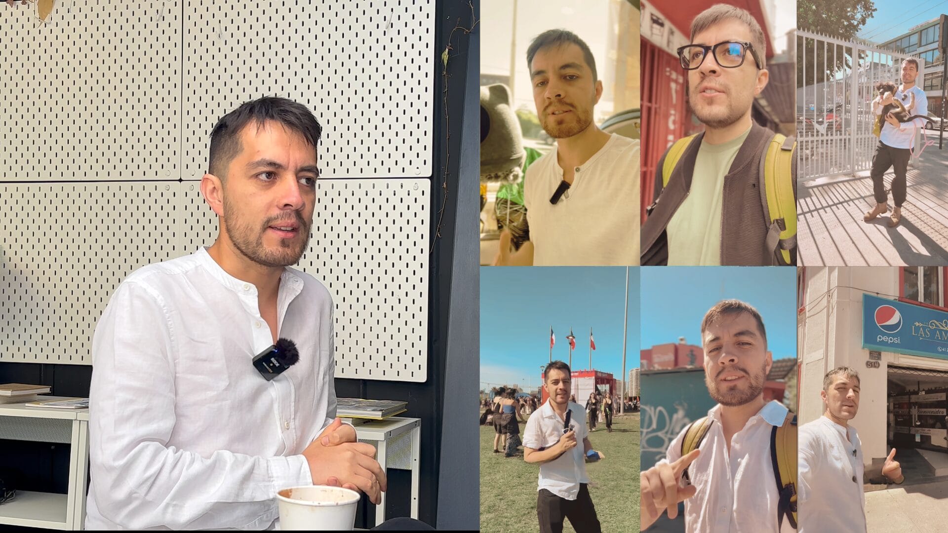 El impacto de Asher: Un influencer del turismo cotidiano en Concepción que quiere recorrer el mundo