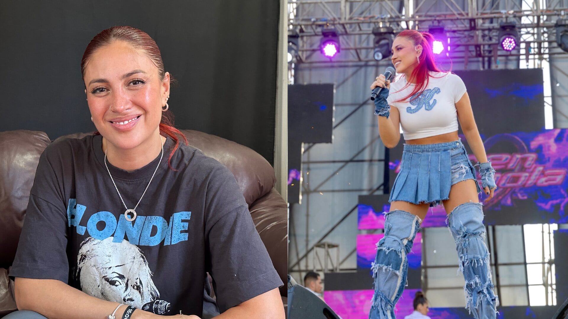 “Internacionalizar mi carrera es lo que más quiero”: Karen Paola en su paso por Concepción habló sobre su futuro musical