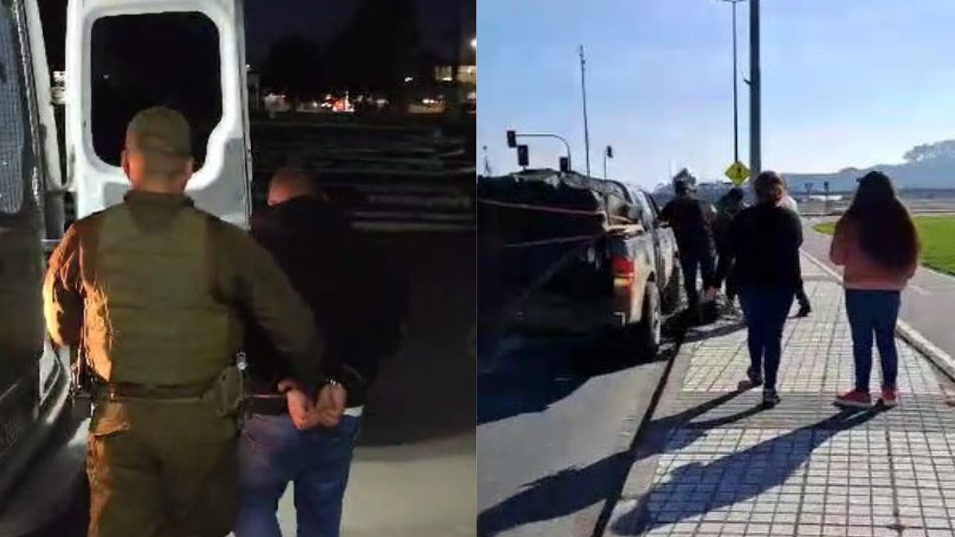 Atrapan a hombre que dañó 20 postes para robar los cables del alumbrado público en Concepción