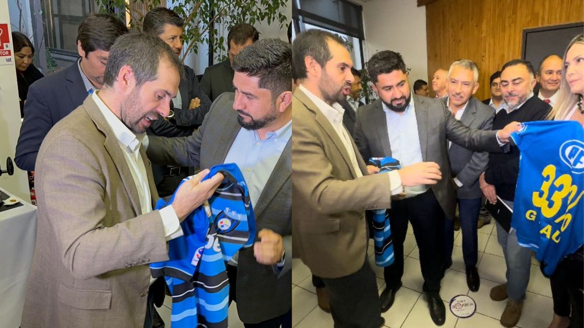 “Para que se ponga la camiseta”: Ministro Grau recibió particular regalo de Huachipato