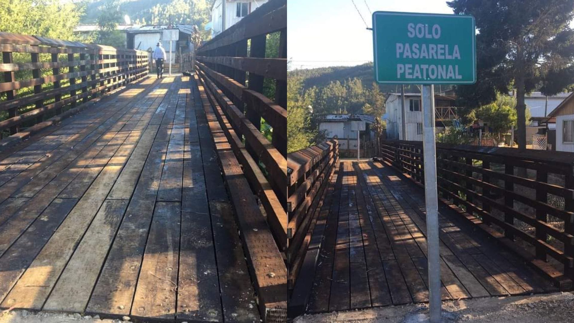 Costó cerca de 170 millones: Critican elevado presupuesto destinado para construir pasarela peatonal en Chaimávida de Concepción