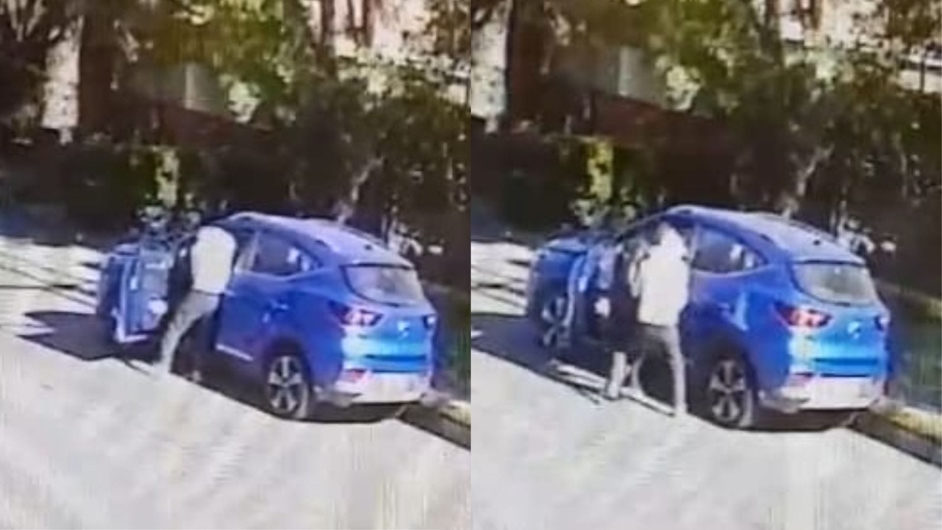 Delincuentes asaltaron a mujer y la atacaron con “electroshock” en Vitacura: Al huir perdieron el control volcándose