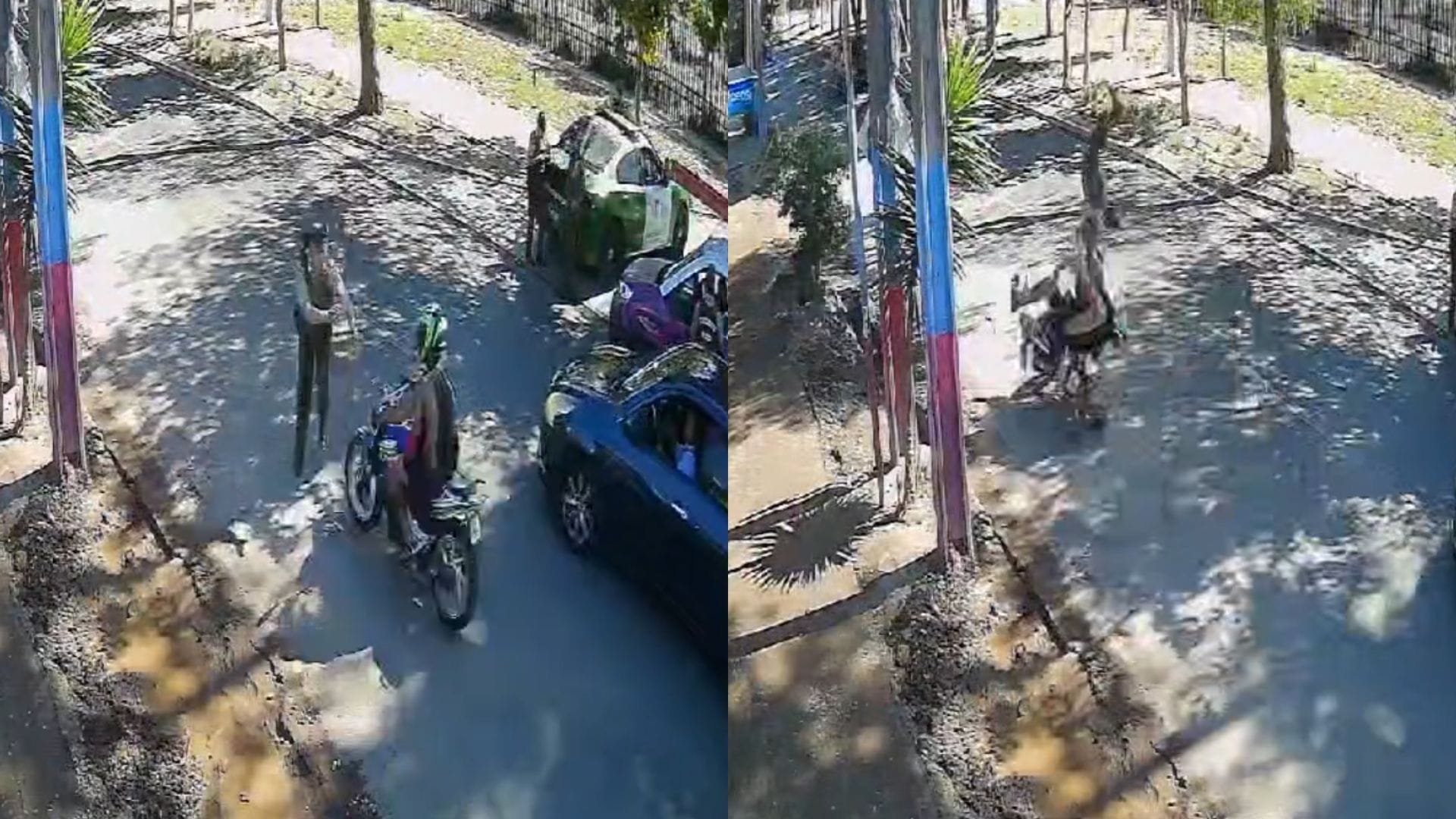 Carabinero es herido tras ser atropellado por motociclista en Cerro Navia
