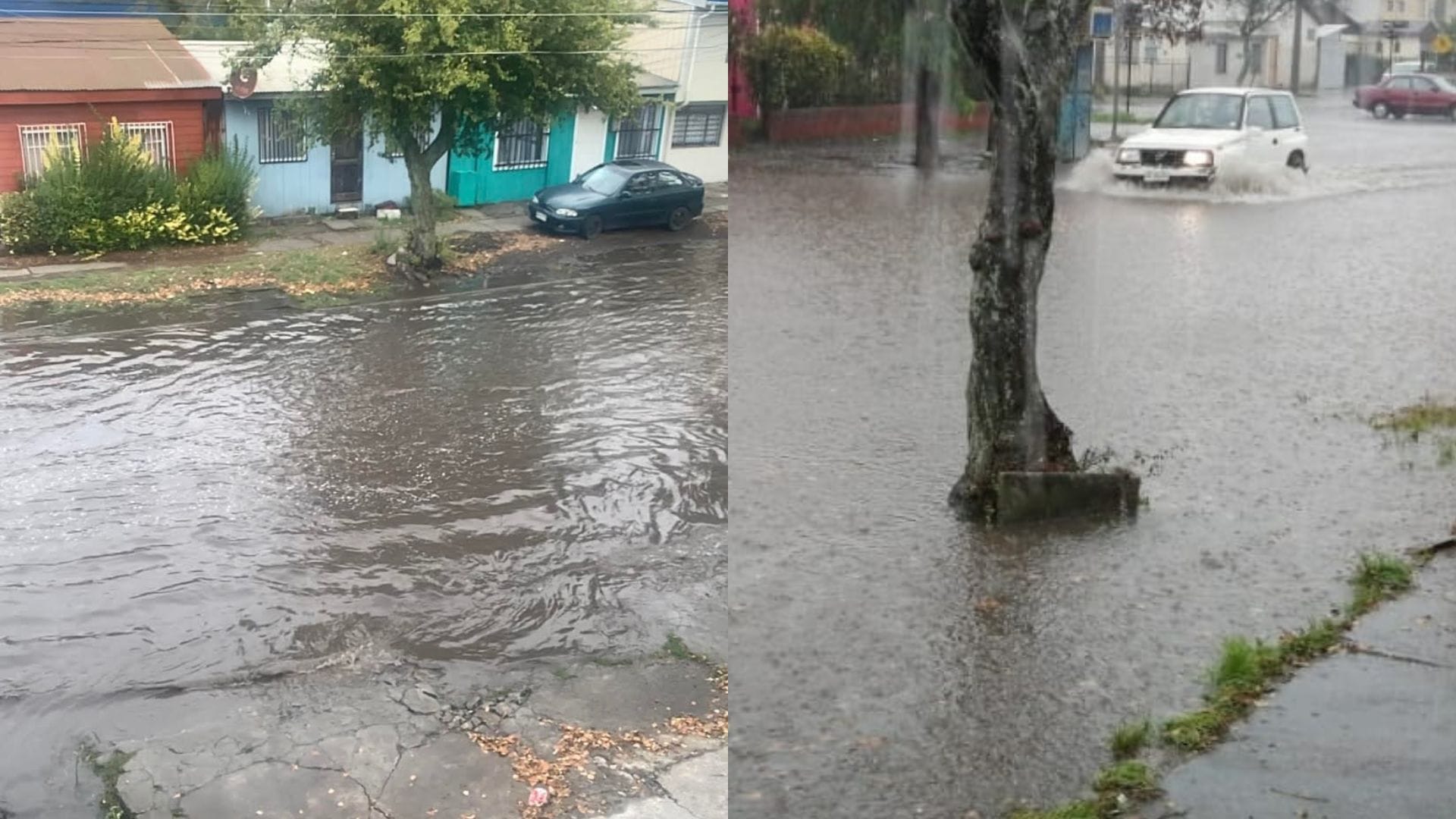 Vecinos molestos en Concepción por inundaciones en calle Argentina cada vez que llueve