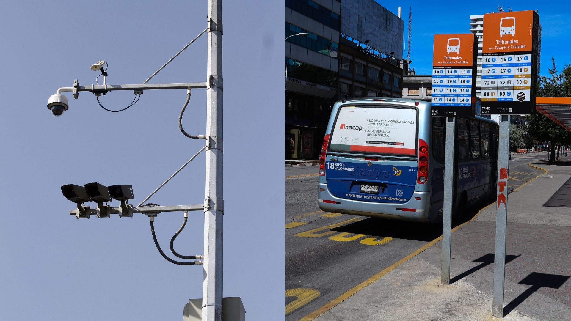 Cuáles son las calles donde multan vía cámaras por transitar en pistas “Solo Bus” del Gran Concepción