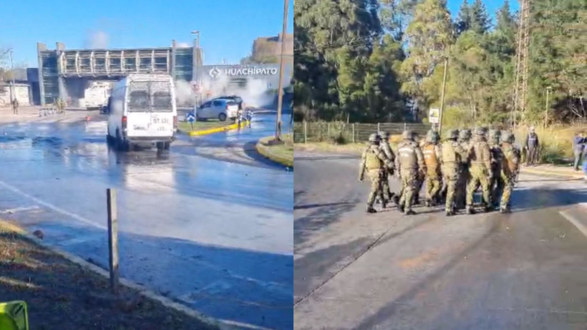 Detienen a cinco trabajadores de Huachipato en medio de protestas por su cierre en Talcahuano