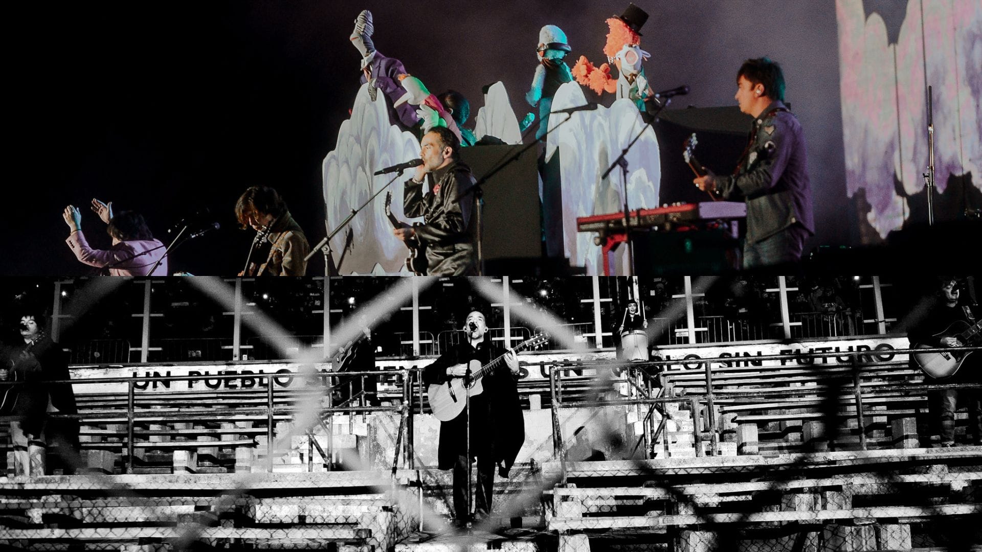 Cantando en el memorial del Estadio Nacional y con presencia de “31 minutos”: Así fue el show de Los Bunkers
