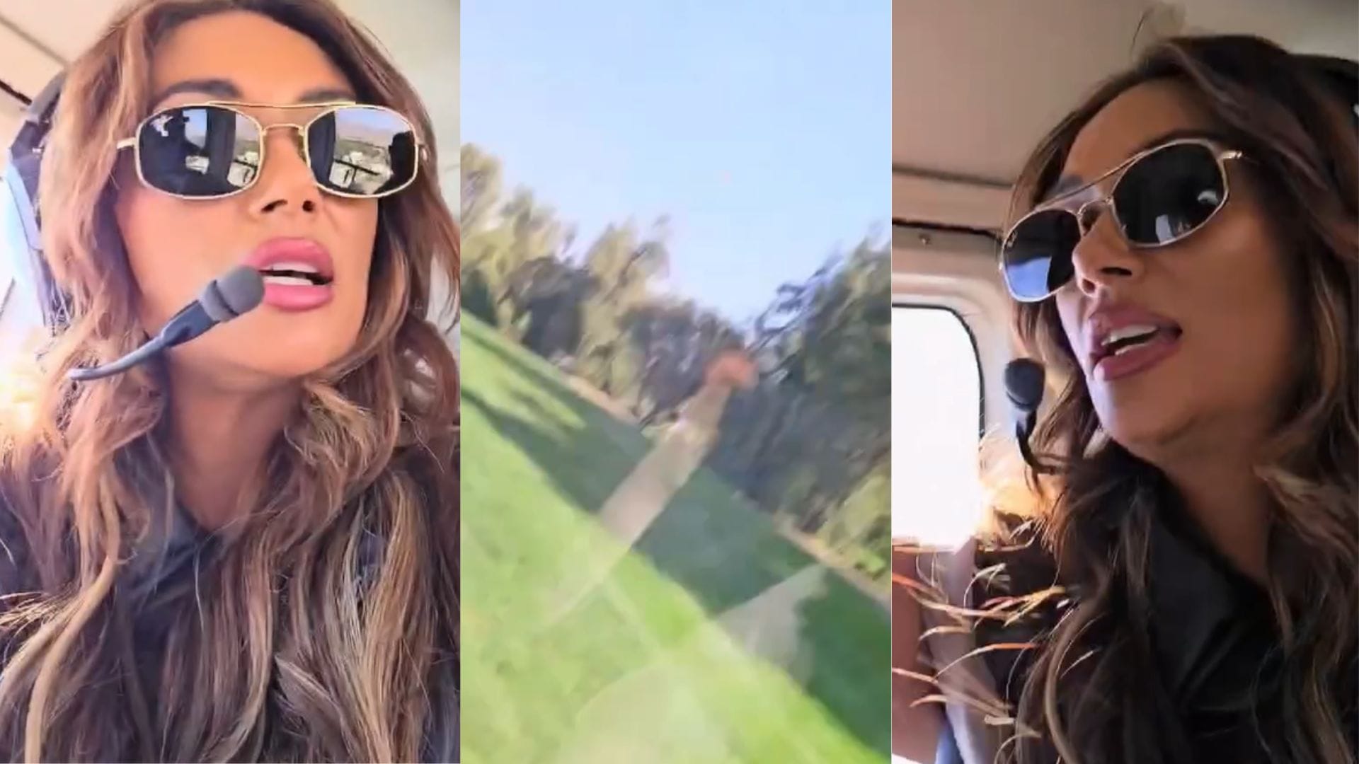 “Se partió un pedacito…”: Pamela Díaz mostró los dramáticos minutos que vivió en helicóptero que aterrizó de emergencia