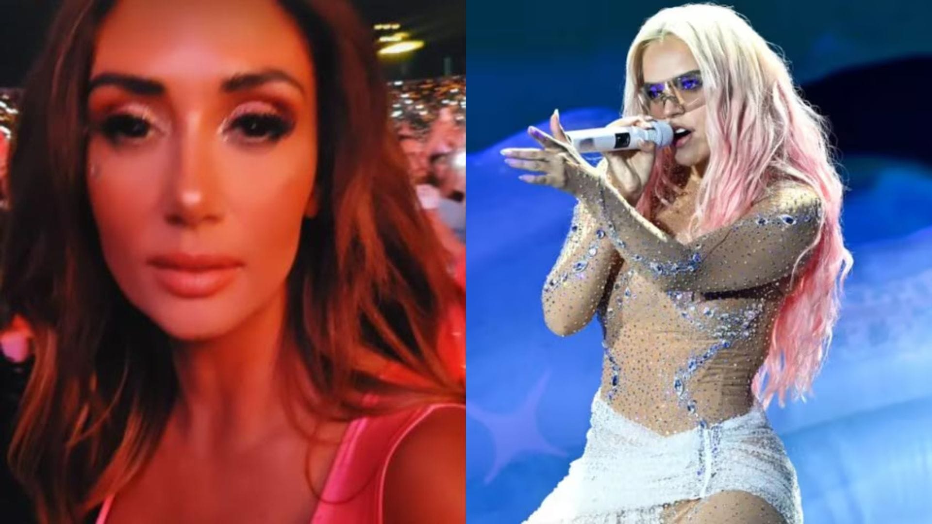 Conoce la dedicatoria de Pamela Díaz a Carla Jara y Daniela Aránguiz durante show de Karol G