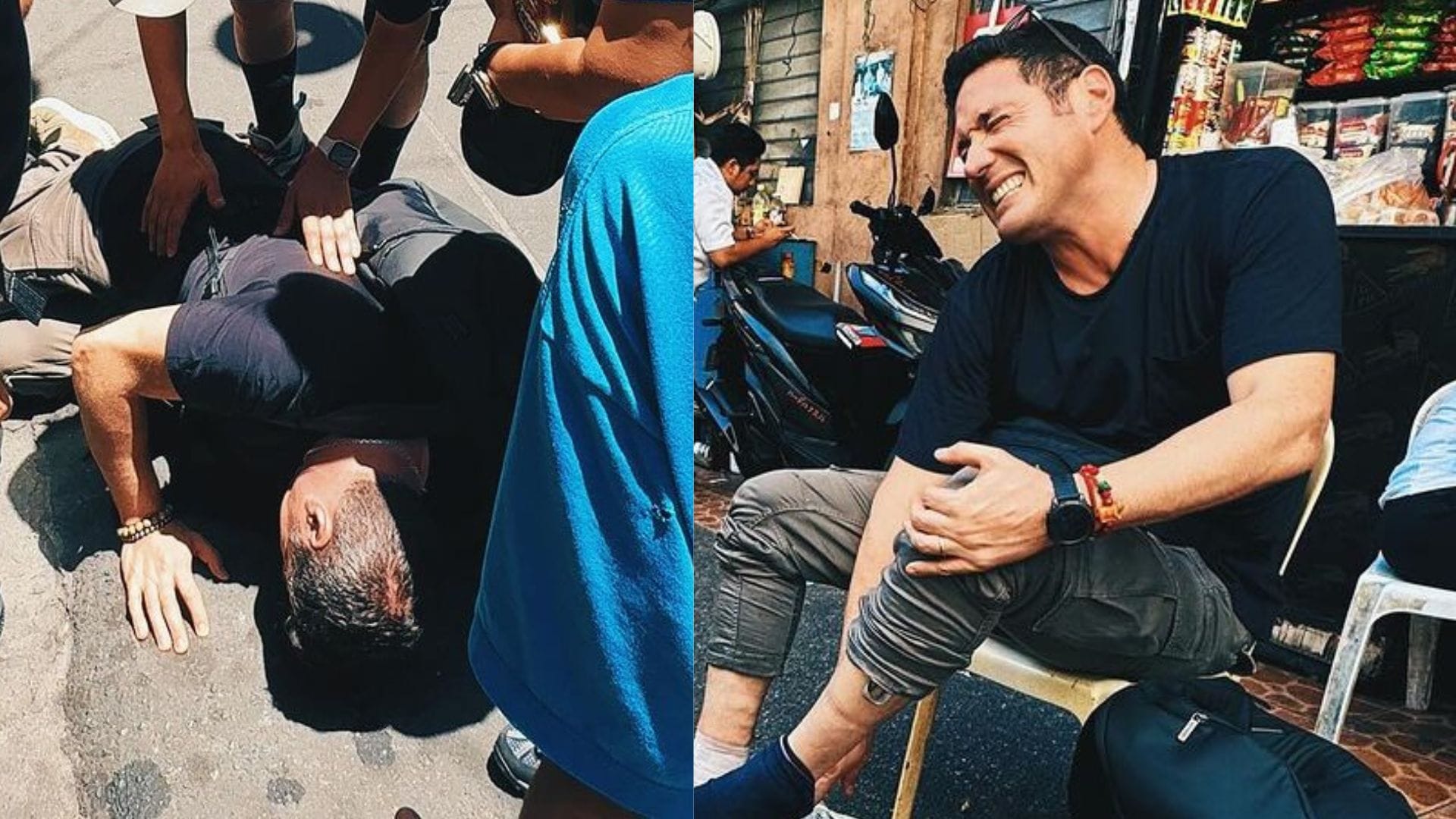 Pancho Saavedra se accidentó mientras grababa “Socios por el mundo”: Terminó con esguince