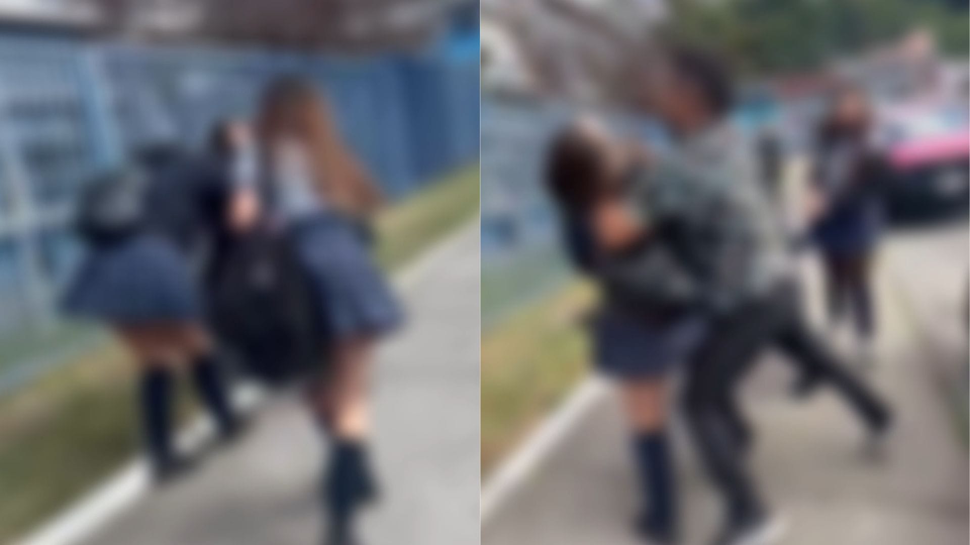 Brutal riña entre alumnas del Liceo A-21 en Talcahuano: Adulto golpeó a una de ellas para frenar la pelea