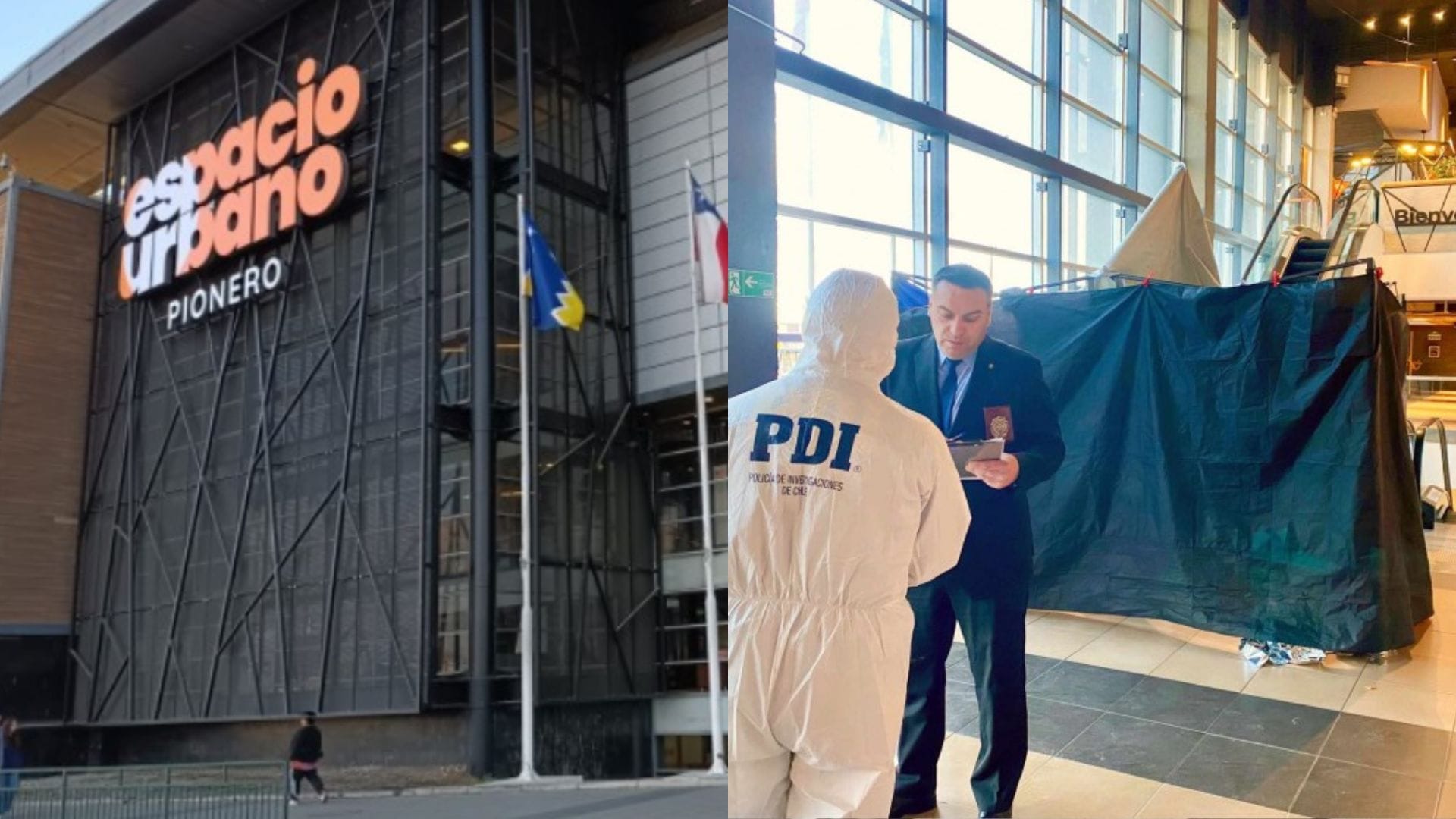 Adulto mayor muere en mall de Punta Arenas: Realizó una riesgosa maniobra en la escalera mecánica