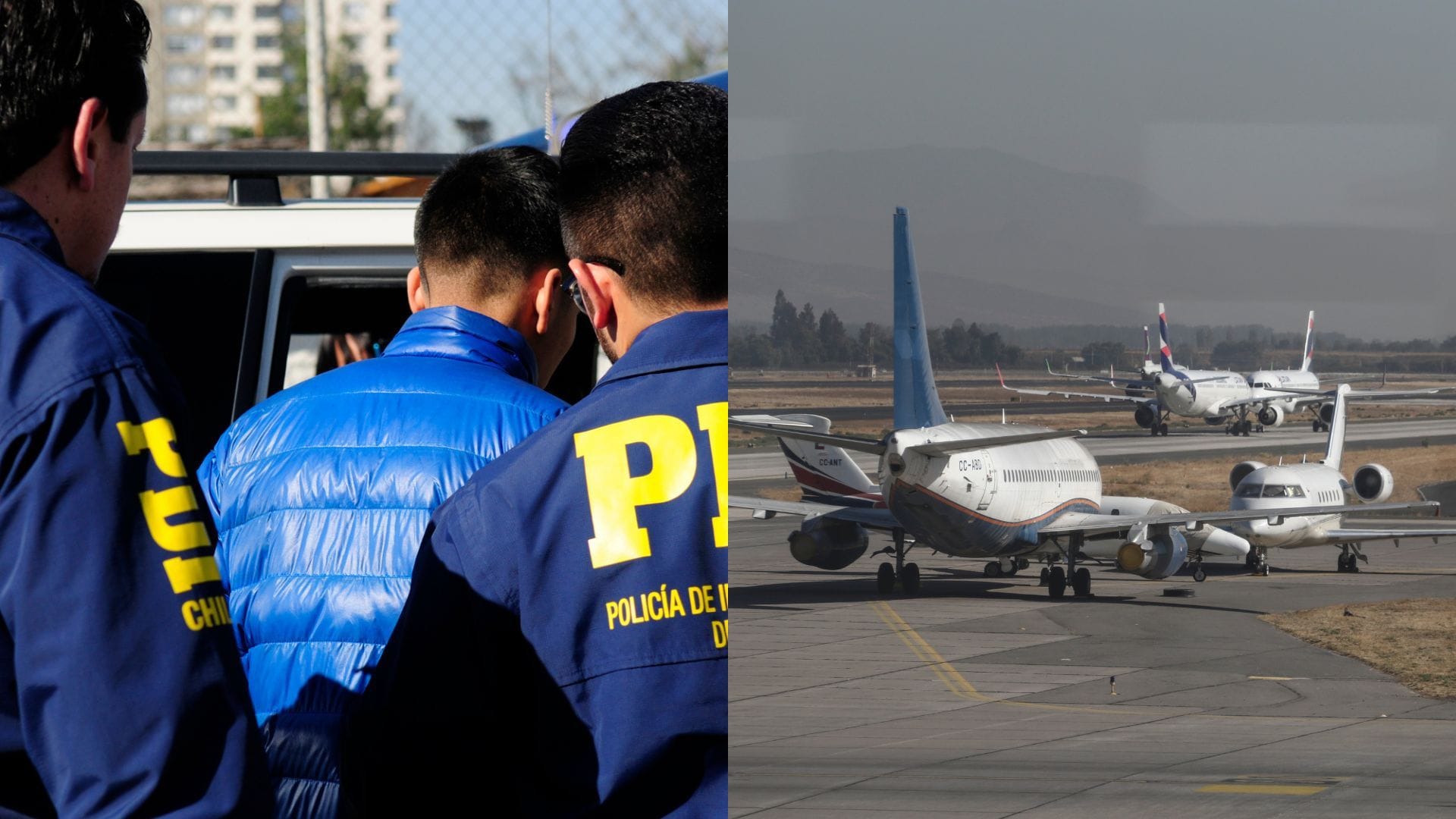 Polizón ecuatoriano es atrapado al intenta salir ilegalmente de Chile desde aeropuerto de Santiago